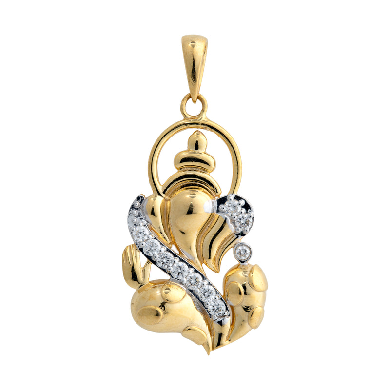9K Hallmarked Gold | Lab Grown Diamond Pendant 9PNWA367