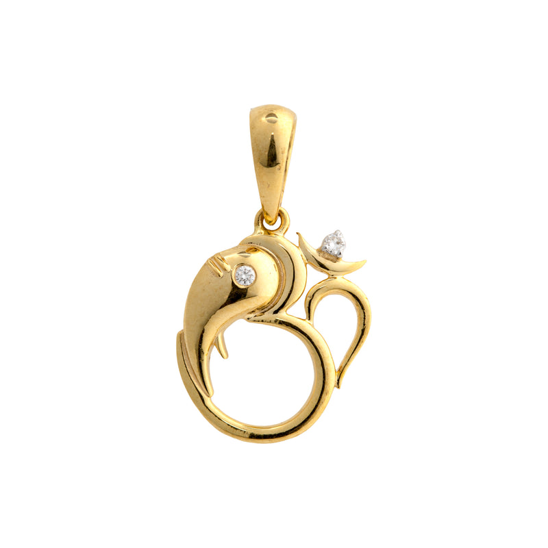 9K Hallmarked Gold | Lab Grown Diamond Pendant 9PNWA370