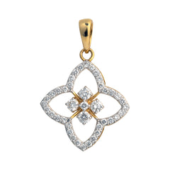9K Hallmarked Gold | Lab Grown Diamond Pendant 9PNWA372