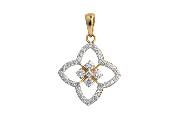 9K Hallmarked Gold | Lab Grown Diamond Pendant 9PNWA372
