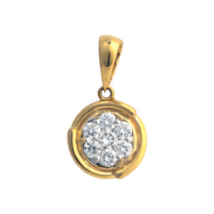 9K Hallmarked Gold | Lab Grown Diamond Pendant 9PNWA373