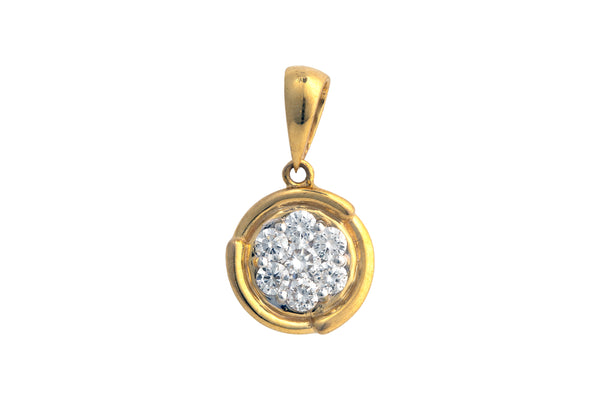 9K Hallmarked Gold | Lab Grown Diamond Pendant 9PNWA373