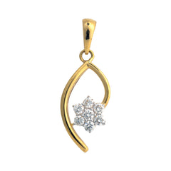 9K Hallmarked Gold | Lab Grown Diamond Pendant 9PNWA374