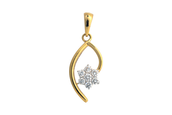 9K Hallmarked Gold | Lab Grown Diamond Pendant 9PNWA374