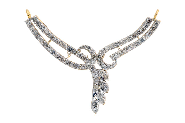 Diamond Mangalsutra Pendant 4TMAA166