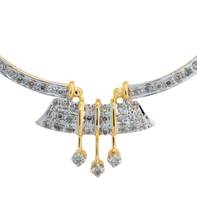 Diamond Mangalsutra Pendant TMR388