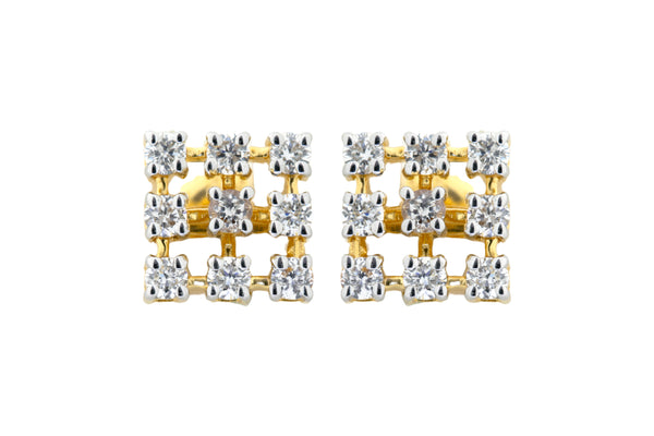 14K Hallmarked Gold | Natural Diamond Tops 4TMSJ001T