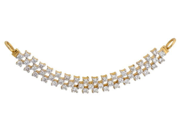 14K Hallmarked Gold | Lab Grown Diamond Mangalsutra Pendant 4TMSJ001