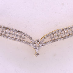 14K Hallmarked Gold | Natural Diamond Mangalsutra Pendant 4TMSJ015