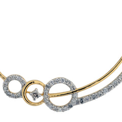 14K Hallmarked Gold | Natural Diamond Mangalsutra Pendant 4TMSJ040