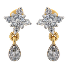 14K Hallmarked Gold | Natural Diamond Tops 4TMSJ052T