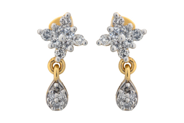 14K Hallmarked Gold | Natural Diamond Tops 4TMSJ052T