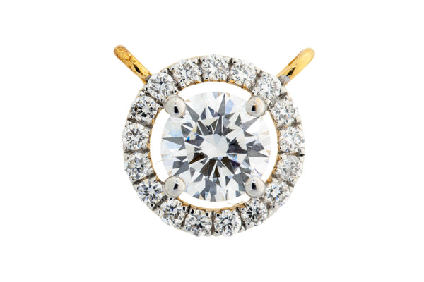 14K Hallmarked Gold | Lab Grown Diamond Mangalsutra Pendant 4TMSJ054