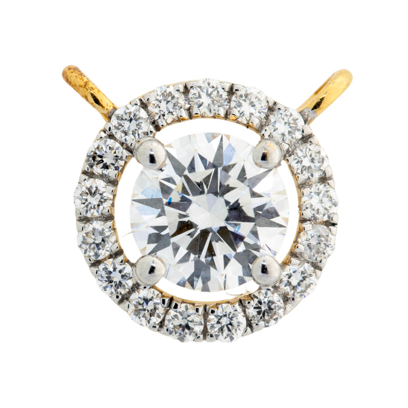 14K Hallmarked Gold | Lab Grown Diamond Mangalsutra Pendant 4TMSJ054