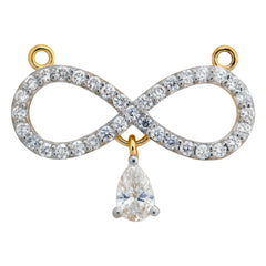 14K Hallmarked Gold | Lab Grown Diamond Mangalsutra Pendant 4TMSJ060
