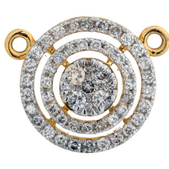 14K Hallmarked Gold | Natural Diamond Mangalsutra Pendant 4TMSJ066