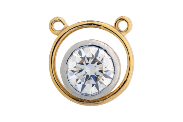 14K Hallmarked Gold | Lab Grown Diamond Mangalsutra Pendant 4TMSJ067