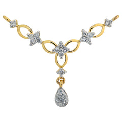 Diamond Mangalsutra Pendant 4TMSJ076
