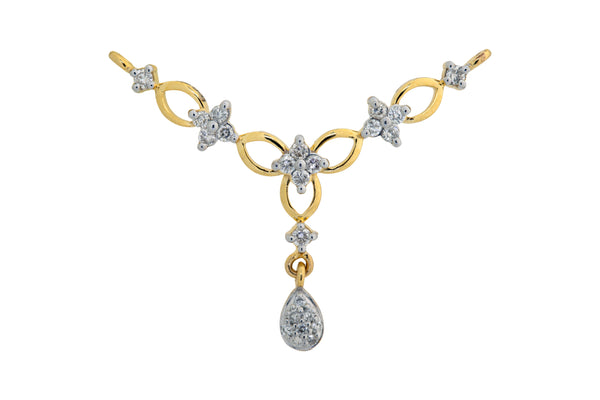 Diamond Mangalsutra Pendant 4TMSJ076