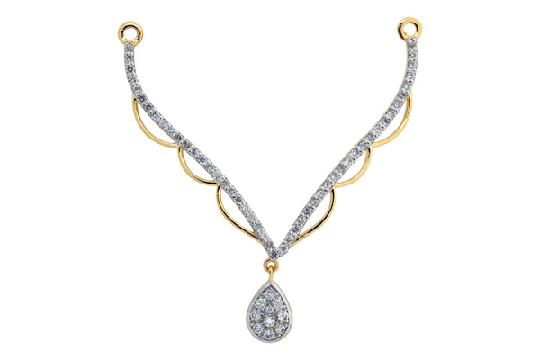 Diamond Mangalsutra Pendant 4TMSJ077