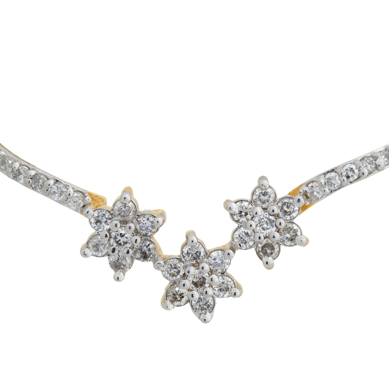 14K Hallmarked Gold | Natural Diamond Mangalsutra Pendant 4TMSJ079