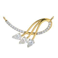 14K Hallmarked Gold | Lab Grown Diamond Mangalsutra Pendant 4TMSJ085
