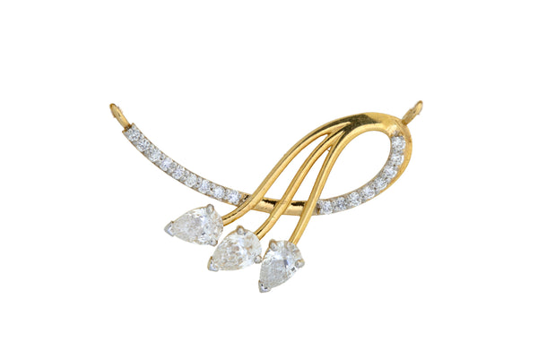 14K Hallmarked Gold | Lab Grown Diamond Mangalsutra Pendant 4TMSJ085