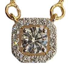 14K Hallmarked Gold | Lab Grown Diamond Mangalsutra Pendant 4TMSJ086