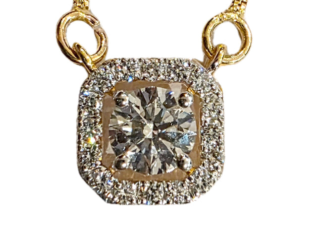 14K Hallmarked Gold | Lab Grown Diamond Mangalsutra Pendant 4TMSJ086