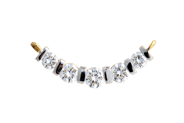 14K Hallmarked Gold | Lab Grown Diamond Mangalsutra Pendant 4TMSJ087