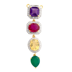 14K Hallmarked Gold | Lab Grown Diamond Mangalsutra Pendant 4TMSJ090