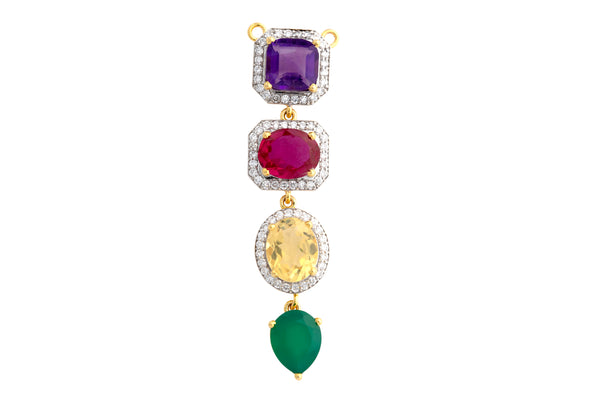 14K Hallmarked Gold | Lab Grown Diamond Mangalsutra Pendant 4TMSJ090