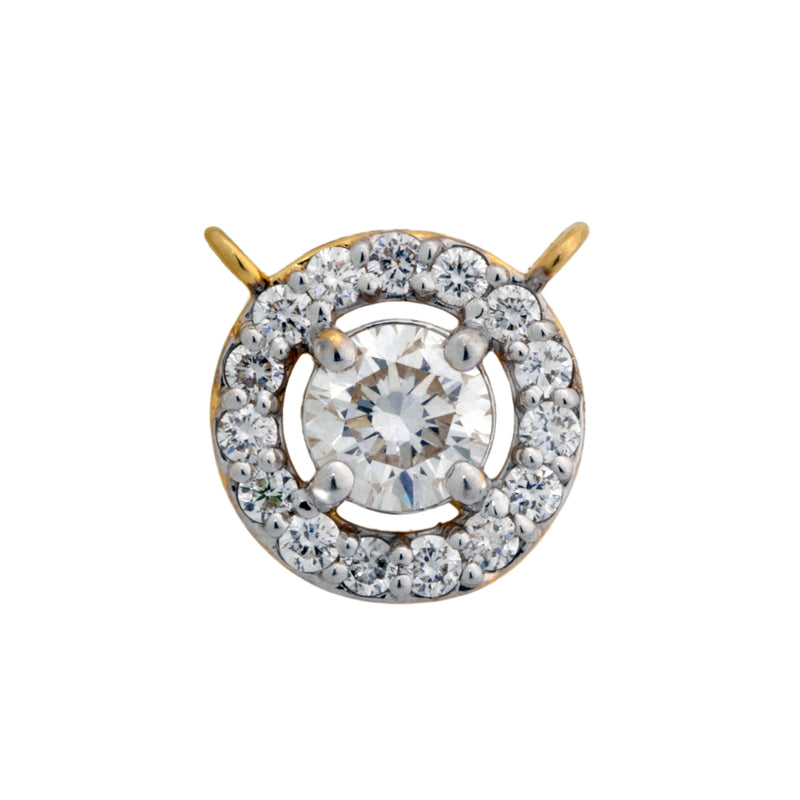 9K Hallmarked Gold | Lab Grown Diamond Mangalsutra Pendant 9TMWA307