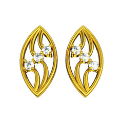 14K Hallmarked Gold | Natural Diamond Tops 4TPAA018