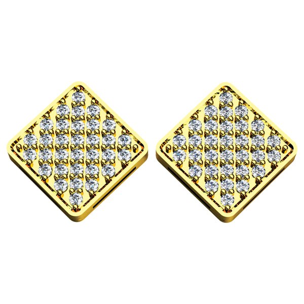 14K Hallmarked Gold | Natural Diamond Tops 4TPAA109