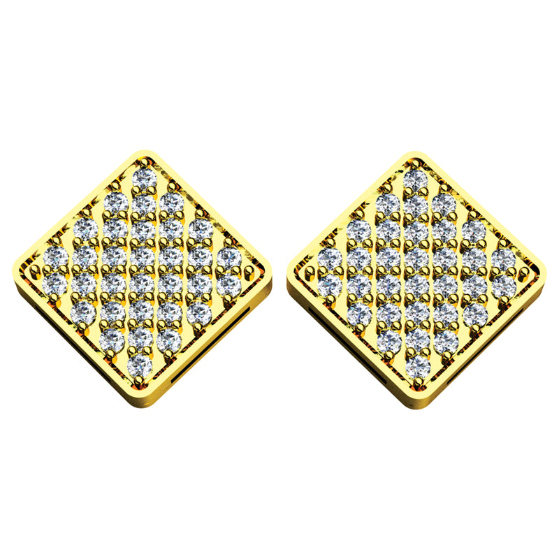 14K Hallmarked Gold | Natural Diamond Tops 4TPAA109