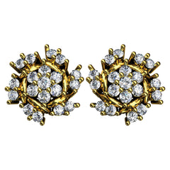 14K Hallmarked Gold | Natural Diamond Tops 4TPAA154