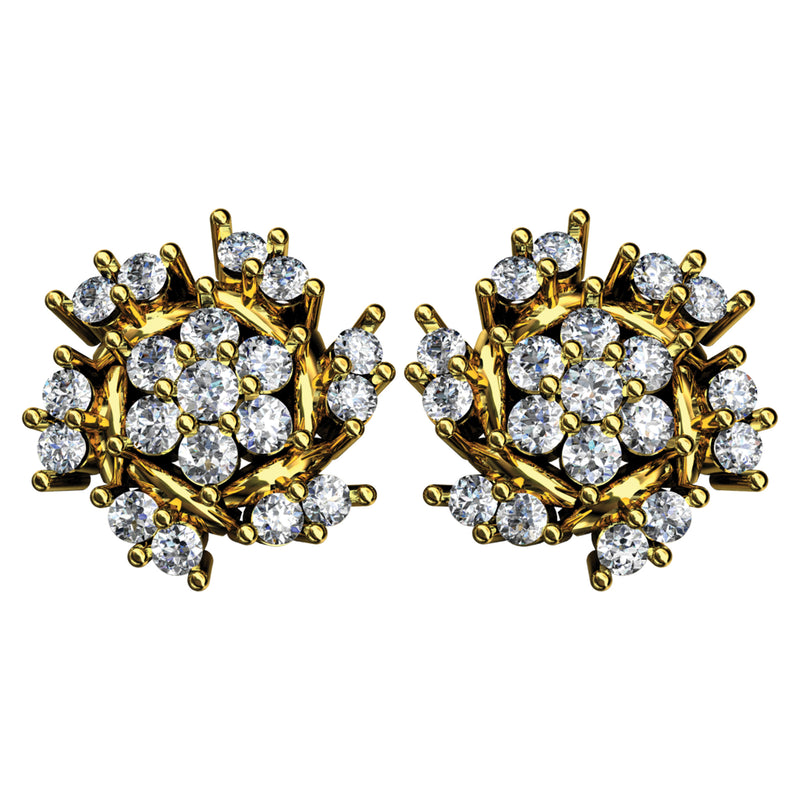 14K Hallmarked Gold | Natural Diamond Tops 4TPAA154