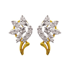 14K Hallmarked Gold | Natural Diamond Tops 4TPAA263
