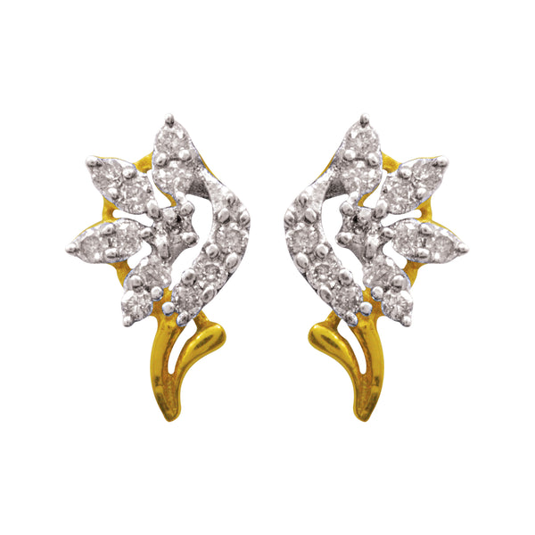 14K Hallmarked Gold | Natural Diamond Tops 4TPAA263