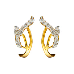 14K Hallmarked Gold | Natural Diamond Tops 4TPAA313
