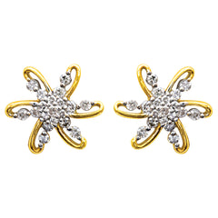 14K Hallmarked Gold | Natural Diamond Tops 4TPAA323