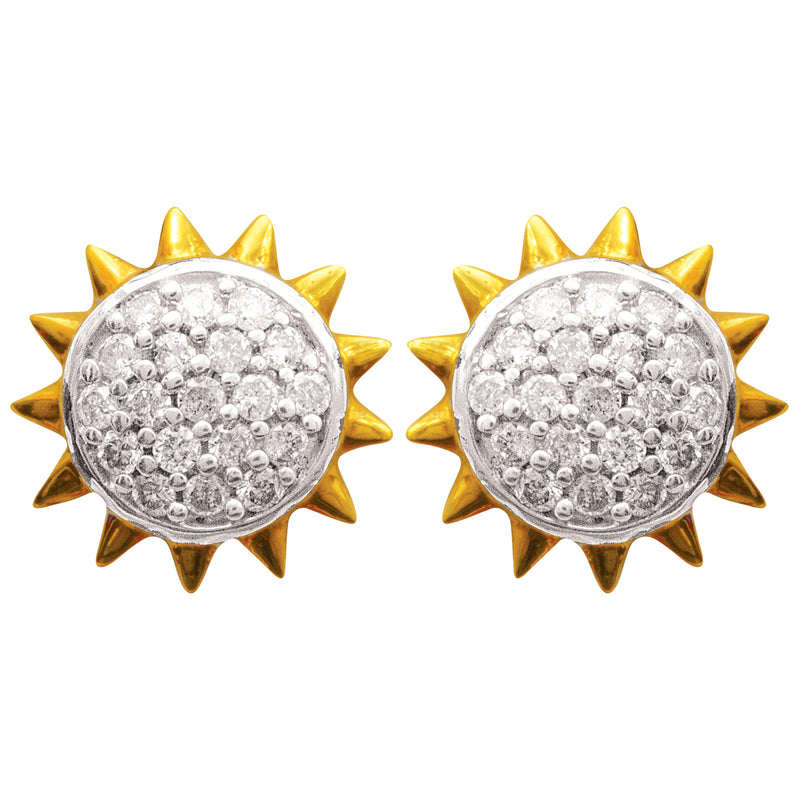 14K Hallmarked Gold | Natural Diamond Tops 4TPAA465