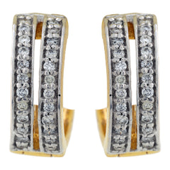 14K Hallmarked Gold | Natural Diamond Tops 4TPAA544