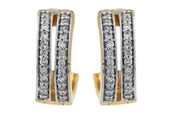 14K Hallmarked Gold | Natural Diamond Tops 4TPAA544