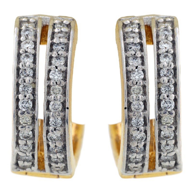 14K Hallmarked Gold | Natural Diamond Tops 4TPAA544