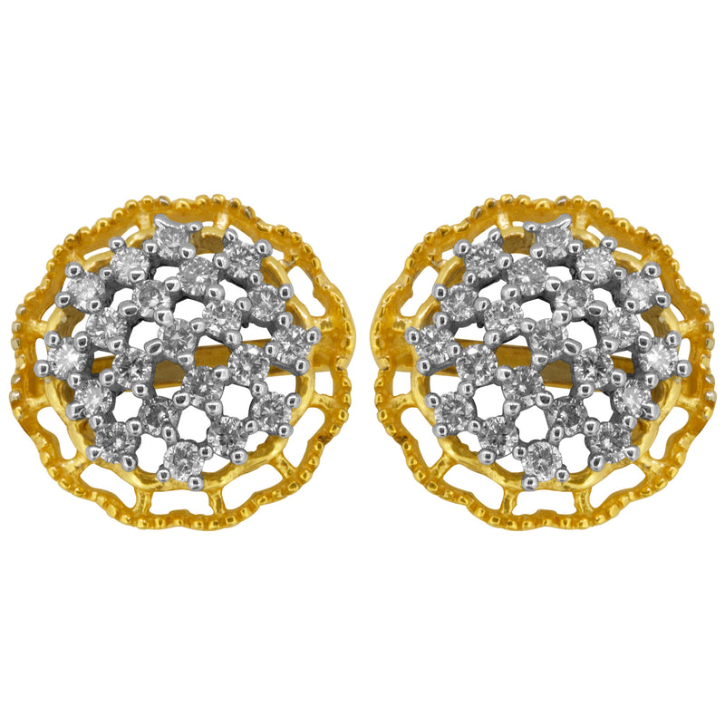 14K Hallmarked Gold | Natural Diamond Tops 4TPAA630