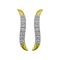 14K Hallmarked Gold | Natural Diamond Tops 4TPAA956
