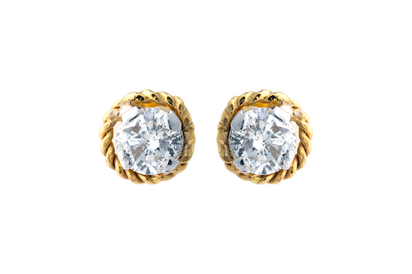14K Hallmarked Gold | Natural Diamond Tops 4TPG092