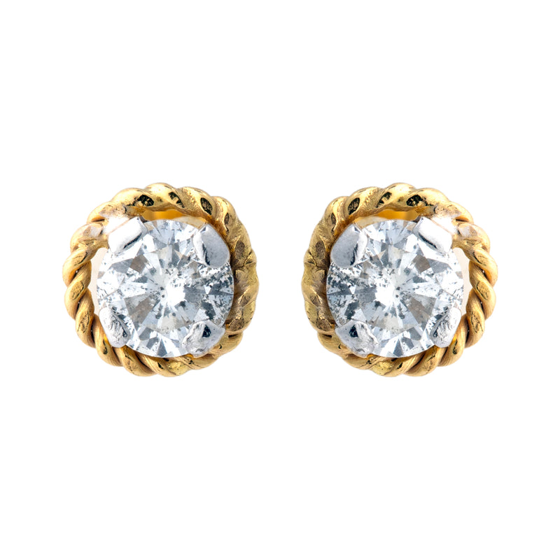 14K Hallmarked Gold | Natural Diamond Tops 4TPG092